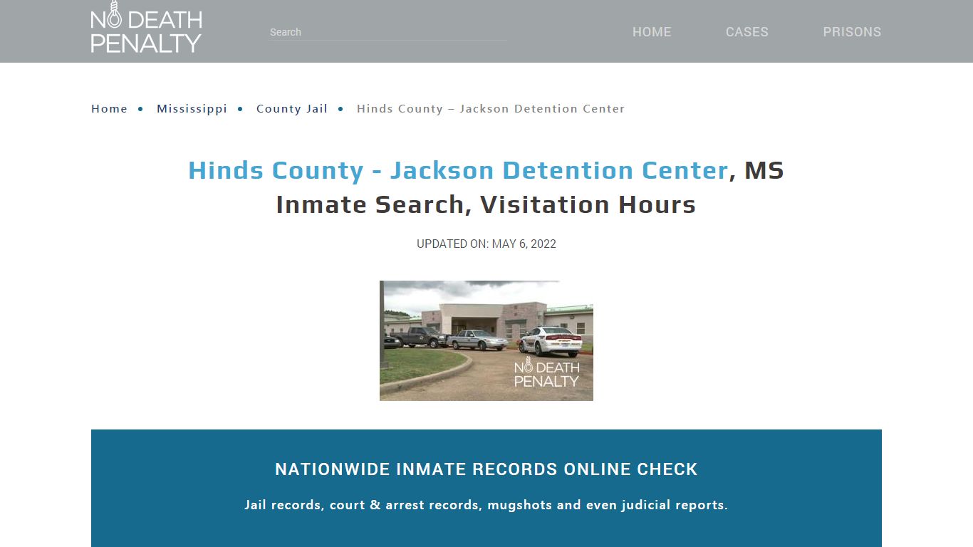 Hinds County - Jackson Detention Center, MS Inmate Search ...