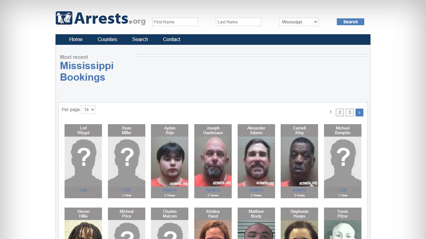 Hinds County Arrests and Inmate Search